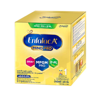 Enfalac A+1 เอนฟาแล็ค เอพลัส มายด์โปร 2FL นมผง สูตร 1 รสจืด ขนาด 1425 กรัม