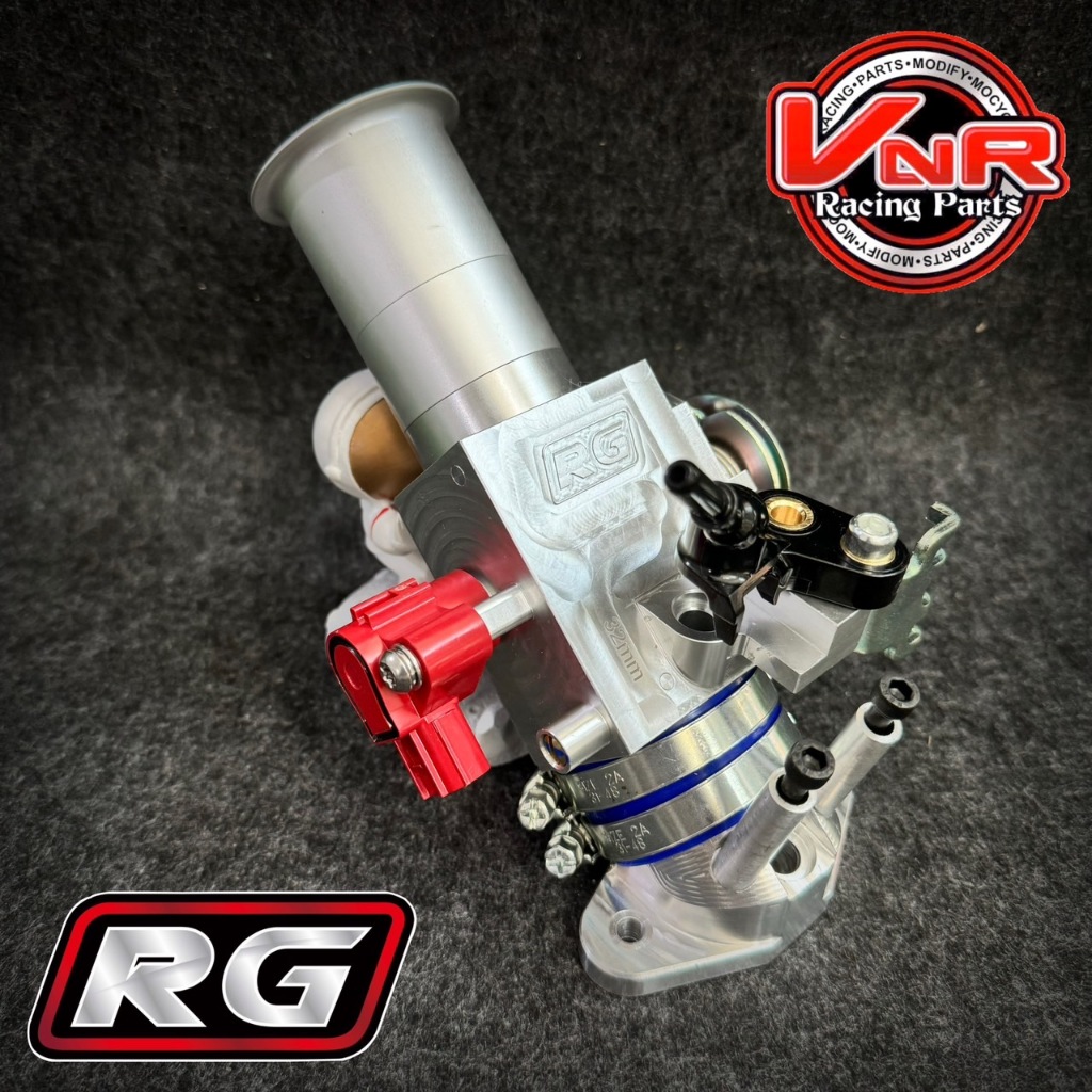 เรือนบอลวาล์ว RG เรือนBall Valve CNC พร้อมคอหรีดCNC ตรงรุ่นใส่ WaveS4-S6 ขนาด30-32-34-36มิล