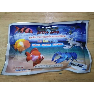 อาหารกุ้งและอาหารเม็ดจมUFOขนาด90กรัมและ200กรัม(พร้อมส่งทุกวัน)