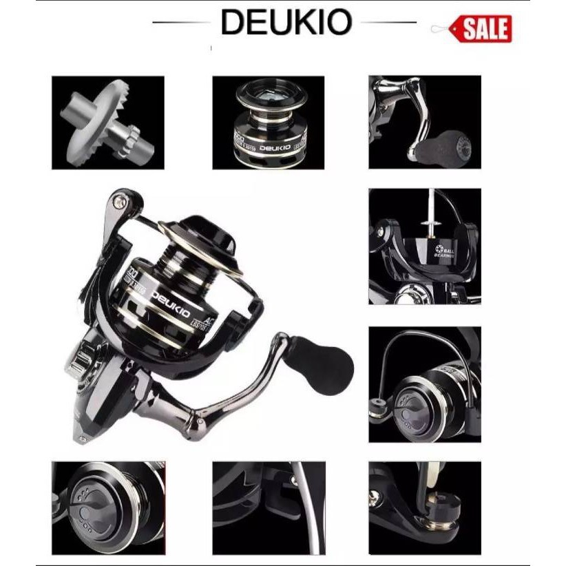 รอกสปินนิ่ง DEUKIO AC เบอร์ 3000 - 7000