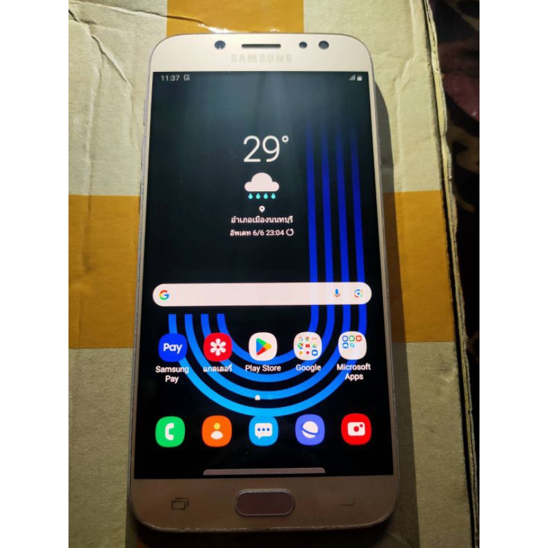 มือถือมือสองแรง SAMSUNG Galaxy J7 Pro จอแท้ใหม่ แบตแท้ใหม่ เกมแรง กล้องดีชัดแม้แสงน้อยสวย  Social แล
