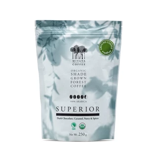 กาแฟมีวนา ซูพีเรียร์เบลนด์ คั่วบด (คั่วเข้ม) MiVana Superior Blend (Dark Roast) Ground Coffee 250g