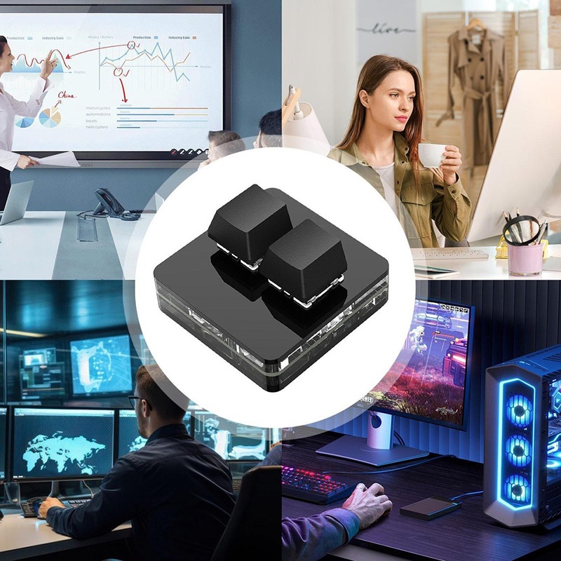 แป้นพิมพ์เล่นเกม gaming keyboard 2คีย์ copy paste ส่งจากไทย