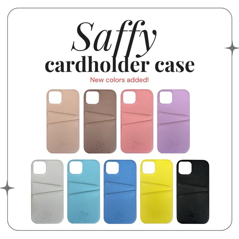 SAYA - Saffy Cardholder Case (iPhone 15, 14, 13, 12 series)
