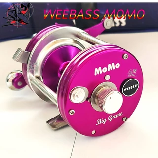 รอกเบทกลม Weebass MoMo Big game All New 2024 ลูกปืน สแตนเลส 5 ตลับ รอบ 5.3.1 พลังเบรคสูง ถึง 9.5 Kg