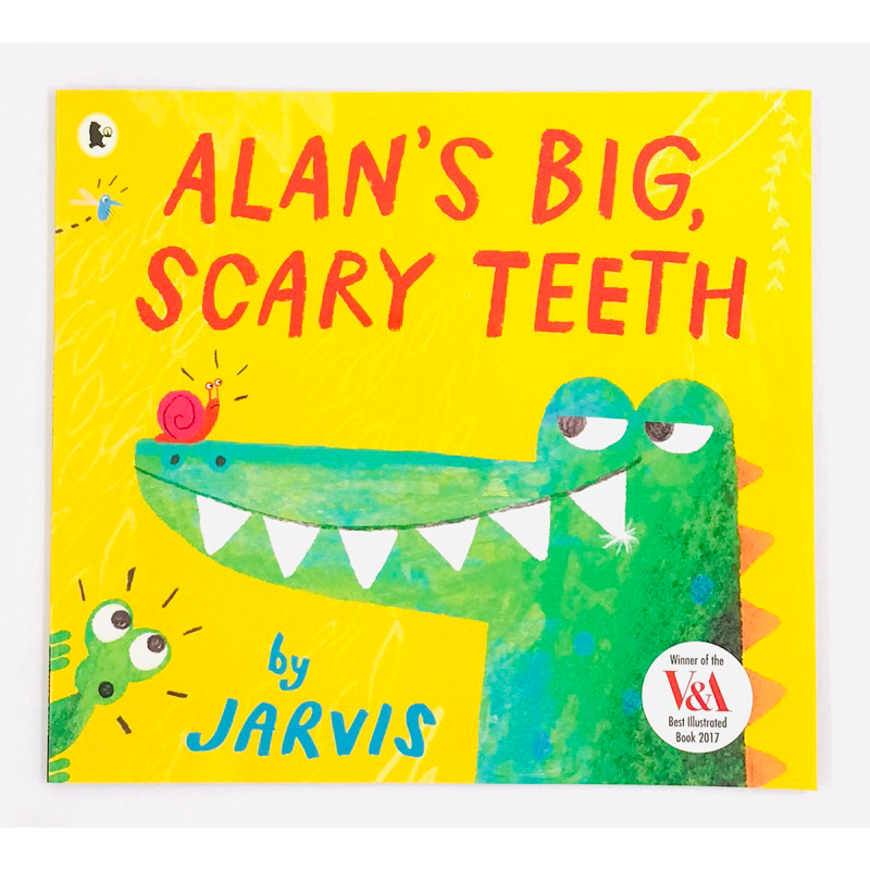 นิทานปกอ่อน Alan's Big, Scary Teeth ภาพสีทุกหน้า b2f3