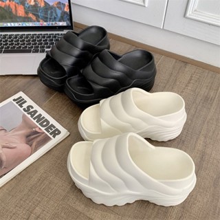 SHO-PIZ-44🍑รองเท้าแตะ เสริมส้น สูง 10 cm พื้นเบาใส่สบาย รองเ…