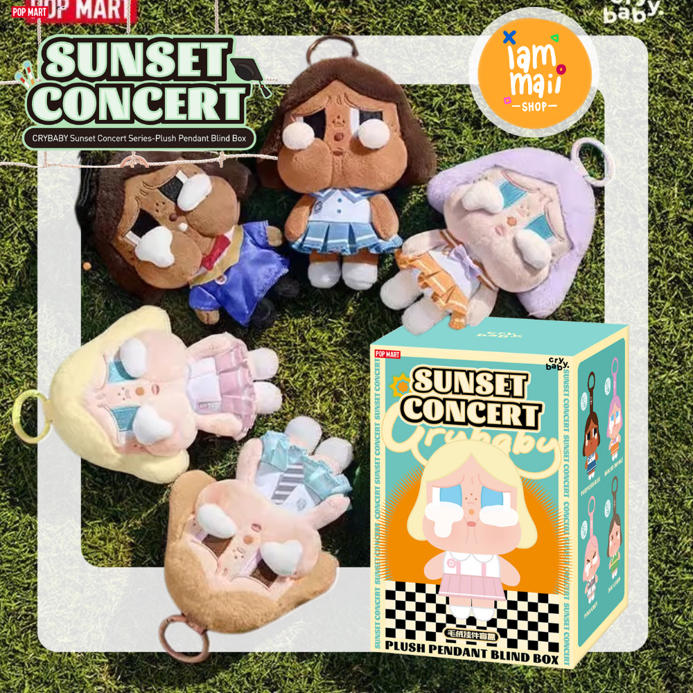 [จุ่มเดี่ยว] CRYBABY Sunset Concert Seriess-Plush Pendant พวงกุญแจ พร้อมส่ง