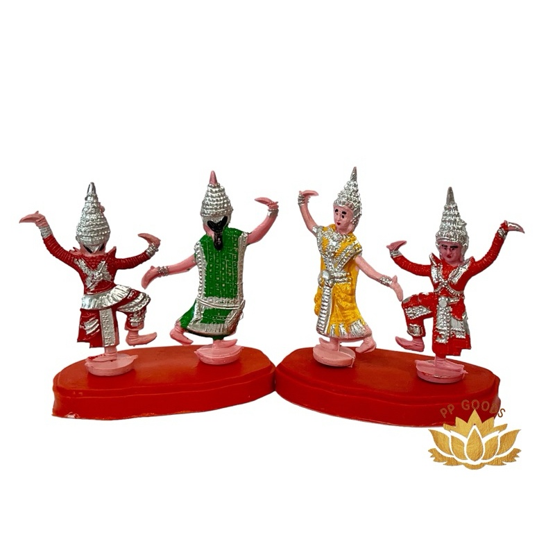 ช้างม้า ชายหญิง ละครรำ พลาสติก สำหรับตั้งศาล หรือแก้บน - รูปที่ 4