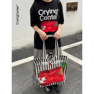 CryingCenter เสื้อยืดคอกลม Apple Killer T-Shirt