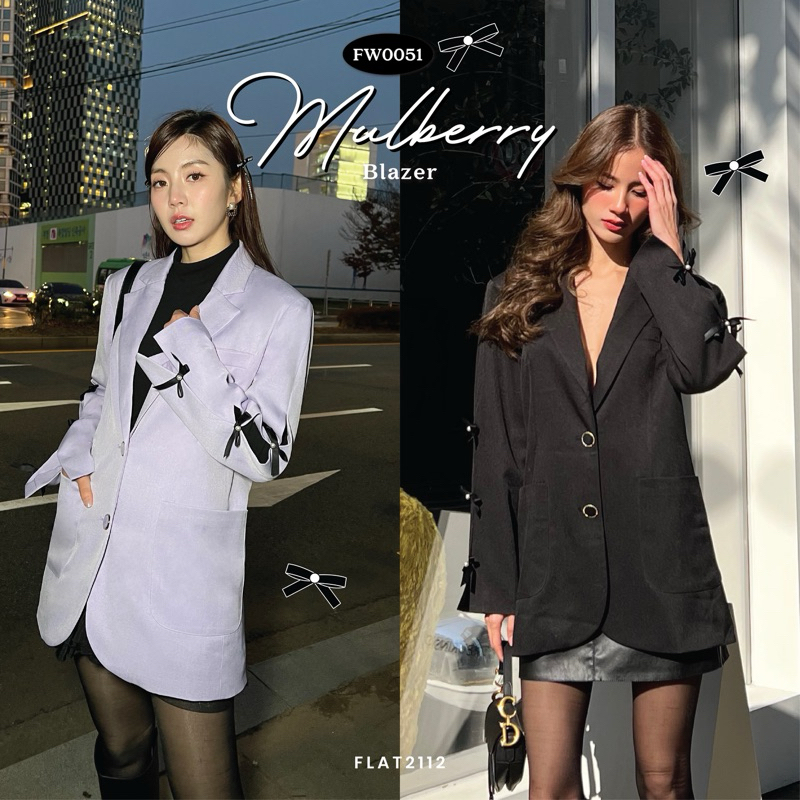 FLAT2112 FW0051 : MULBERRY BLAZER เบลเซอร์ ชุดทำงาน