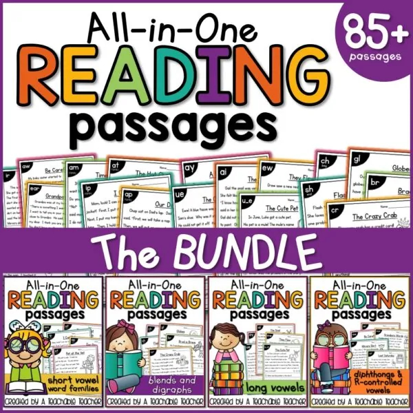 Worksheet All-in-One Reading Passages พร้อมส่ง
