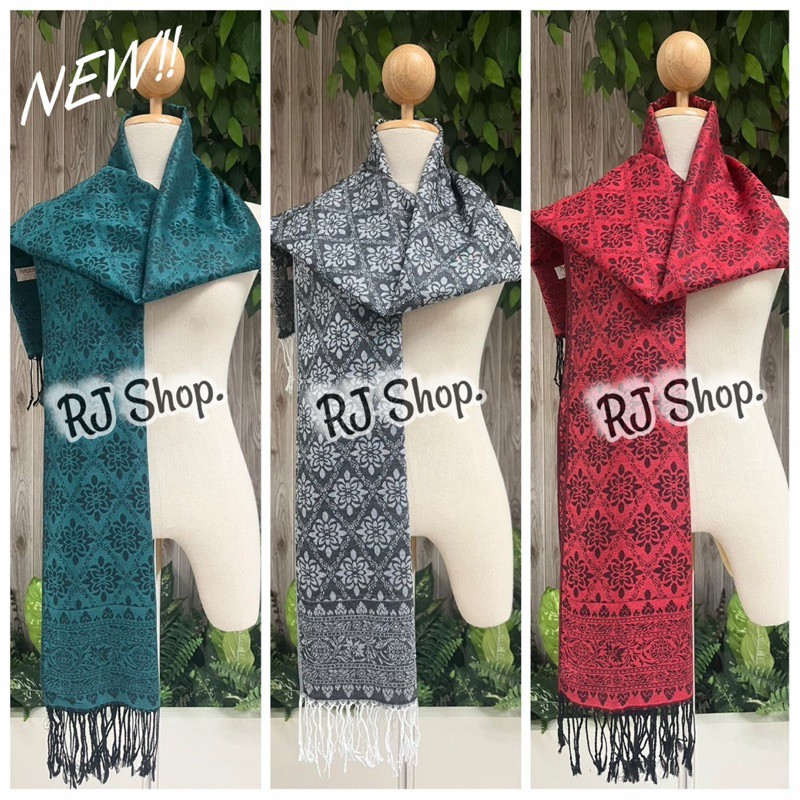 #ผ้าพันคอ ผ้าคลุมไหล่ ลายดอกไม้📌 เนื้อผ้าบางเบา นุ่ม ซื้อเป็นของฝาก ของที่ระลึกได้ (เหมาะสำหรับทุกฤดูกาล)