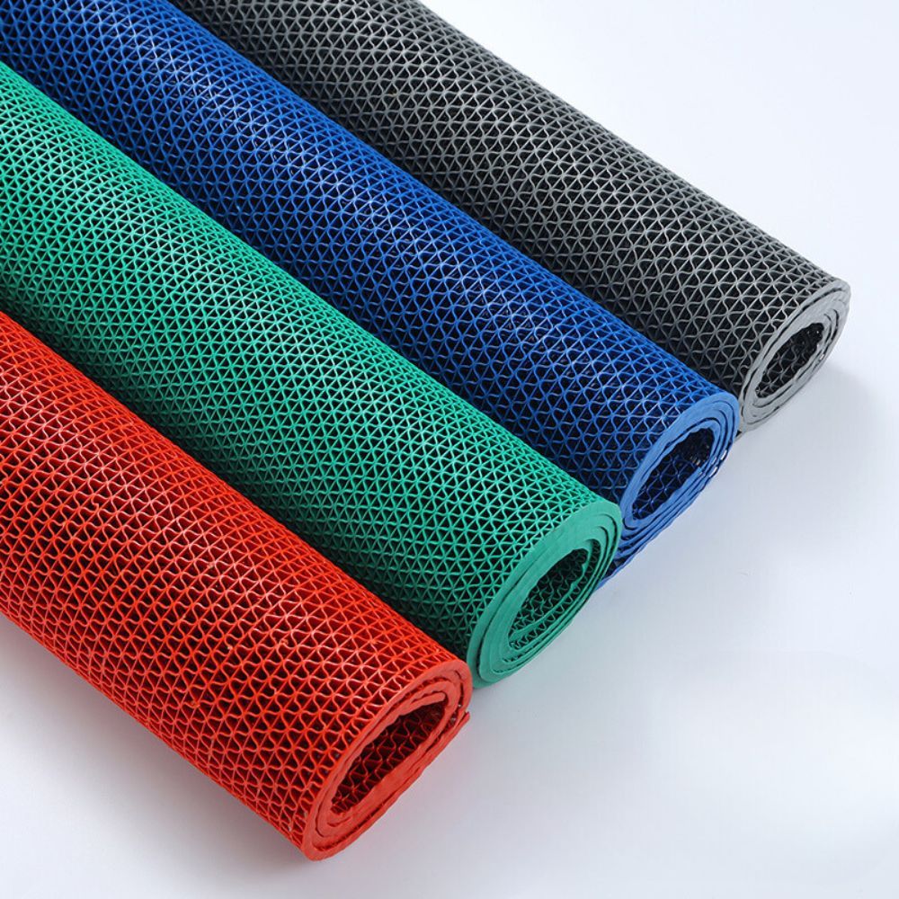 mISSHOUSeพรมตาข่ายดักฝุ่นกันลื่น 40x60cm //60*120 //120*100cm (หนามาก5.5mm) PVC อย่างดี