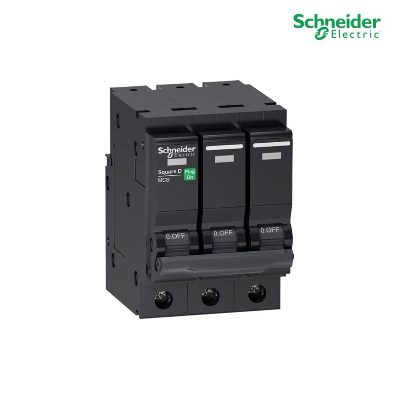 Schneider Electric ลูกย่อย 3 เฟส เบรกเกอร์ MCB สำหรับตู้โหลด 3 เฟส รุ่น QOvs