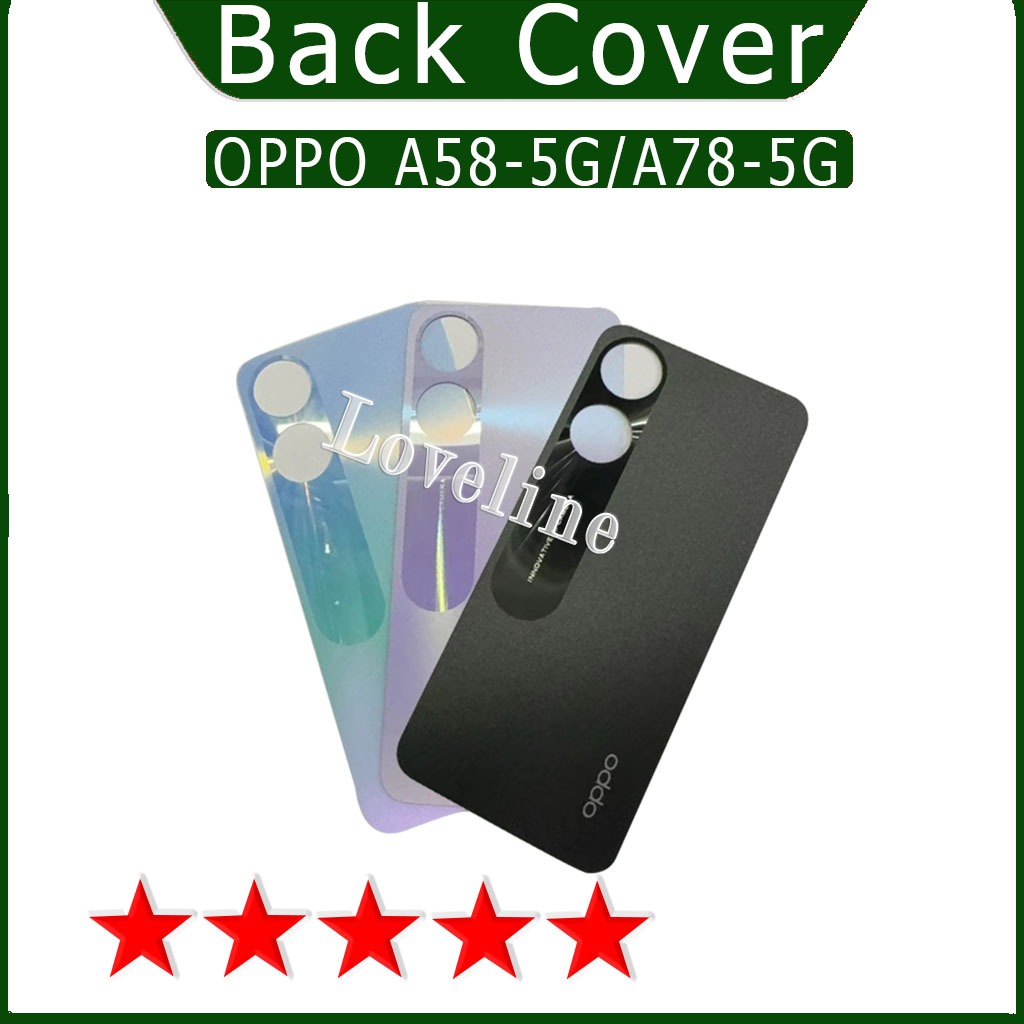 เหมาะสำหรับตัวเครื่อง OPPO A58-5G/A78-5G คุณภาพสูง