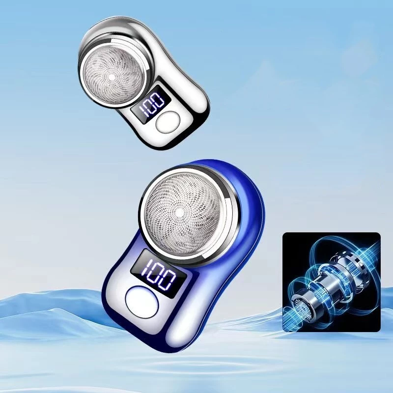 เครื่องโกนหนวดไฟฟ้าแบบพกพา Mini USB ชาร์จ Men's Travel Home กันน้ำไร้สาย Mini เครื่องโกนหนวดแบบพกพา