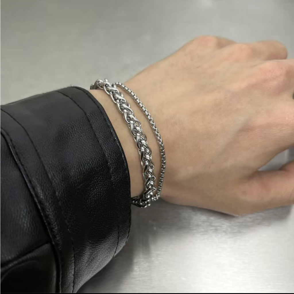 สร้อยข้อมือ สแตนเลส เลสข้อมือ สร้อยข้อมือโซ่ สร้อยข้อมือแสตนเลสแท้ราคาถูก