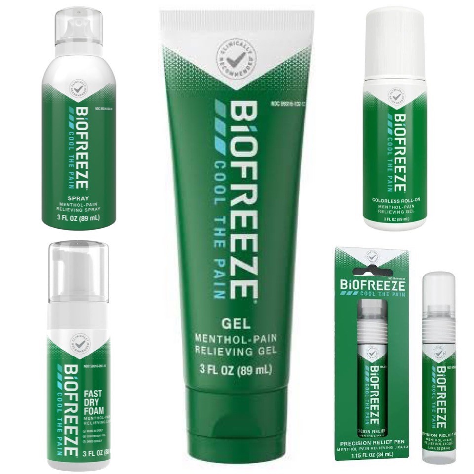 พร้อมส่ง🛵 เมนทอลบรรเทาอาการปวด Biofreeze Pain Relief, For Back Knee Muscle Joint and Arthritis Pain