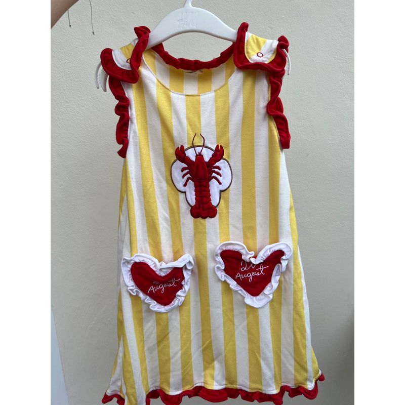 ส่งต่อ มือสอง 21 August Baby Boutique size 3T เดรสเด็กผู้หญิง