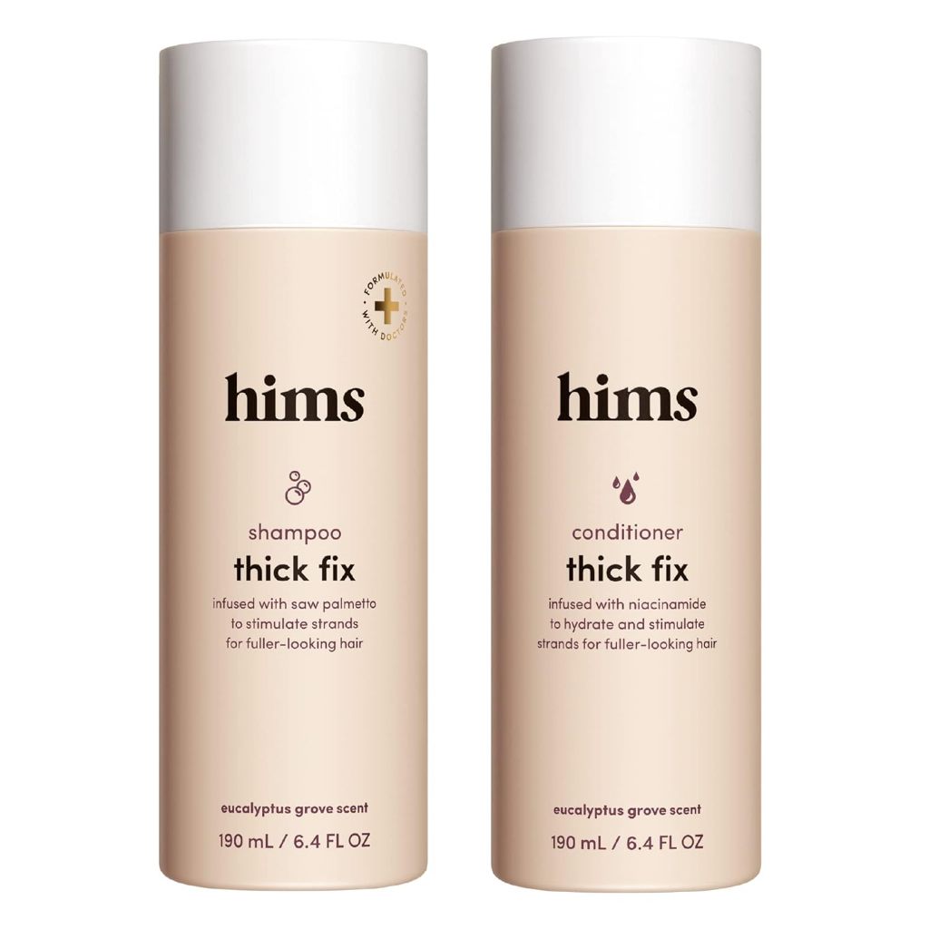 hims thick fix แชมพูและครีมนวด สำหรับผมบาง ผมเส้นเล็ก