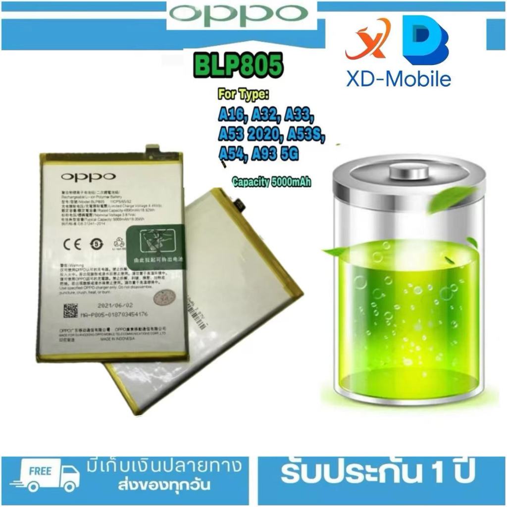 แบตเตอรี่OPPO A53. 2020 Battery BLP805. OPPO A16. Battery BLP805 /Realme 7i, C17,