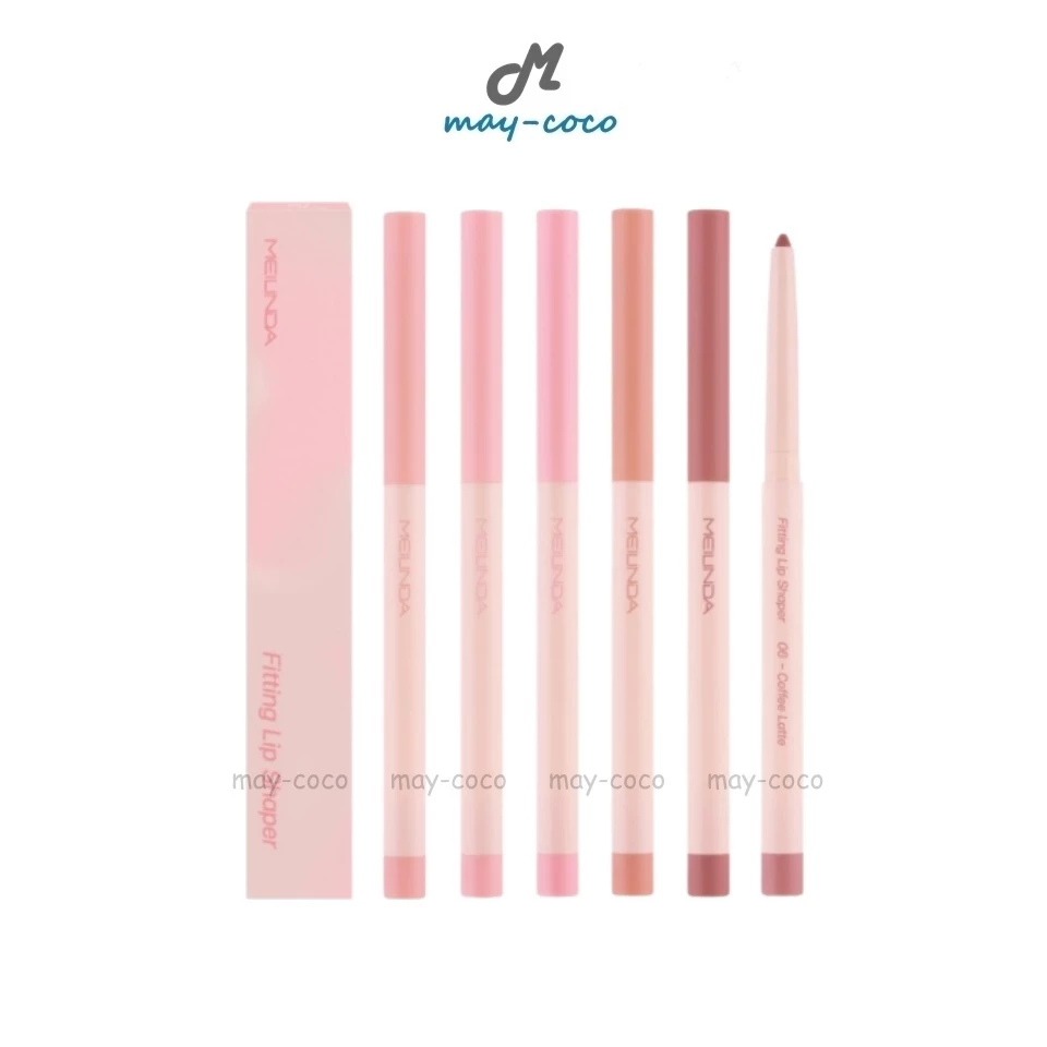 ถูก/แท้/มีไลฟ์ (มีสีใหม่) ดินสอเขียนขอบปาก MEILINDA Fitting Lip Shaper ลิปไลเนอร์ เบลอปากฟุ้ง เขียนขอบปาก เนื้อนุ่ม