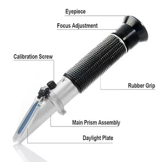 เครื่องวัดความเค็ม Salinity Refractometer 0~100% น้ำทะเล การประมง การตรวจจับคุณภาพน้ำในตู้ปลา