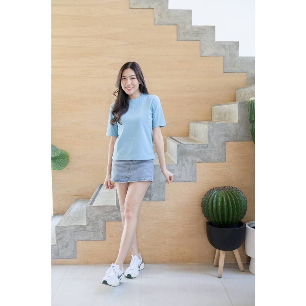 งานป้ายแท้ MY TOP งานเสื้อยืด เ้ข้ามาใหม่ แขนศอก งานสวย เนื้อผ้าคอตตอน  G 247 (MT2 4G) CARDIGAN_NISTA ราคา ถูกที่สุด ดีลบีเคเค แกลเลอรีภาพที่ 8
