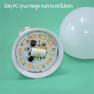 หลอดไฟ หลอดปิงปอง 12V มีให้เลือก 2 สี Daylight / Warmwhite ขั้วเกลียว E27 ประหยัดไฟ สว่าง ไม่มีรังสี UV 5W 7W 9W 12W
