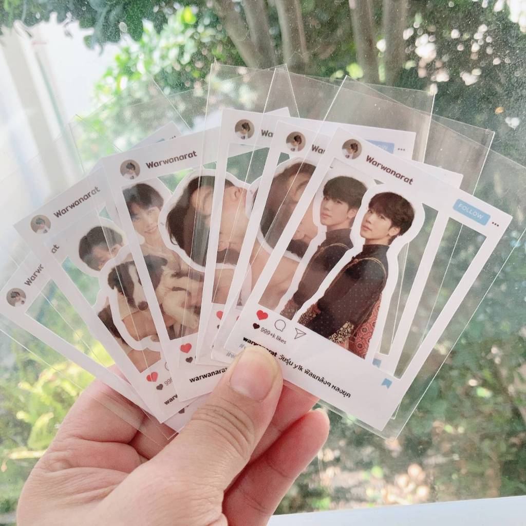 (เจาะรูใส่โซ่ไข่ปลา)การ์ดฉลุลายไอจี ทำเป็นของแจก กิฟอะเวย์