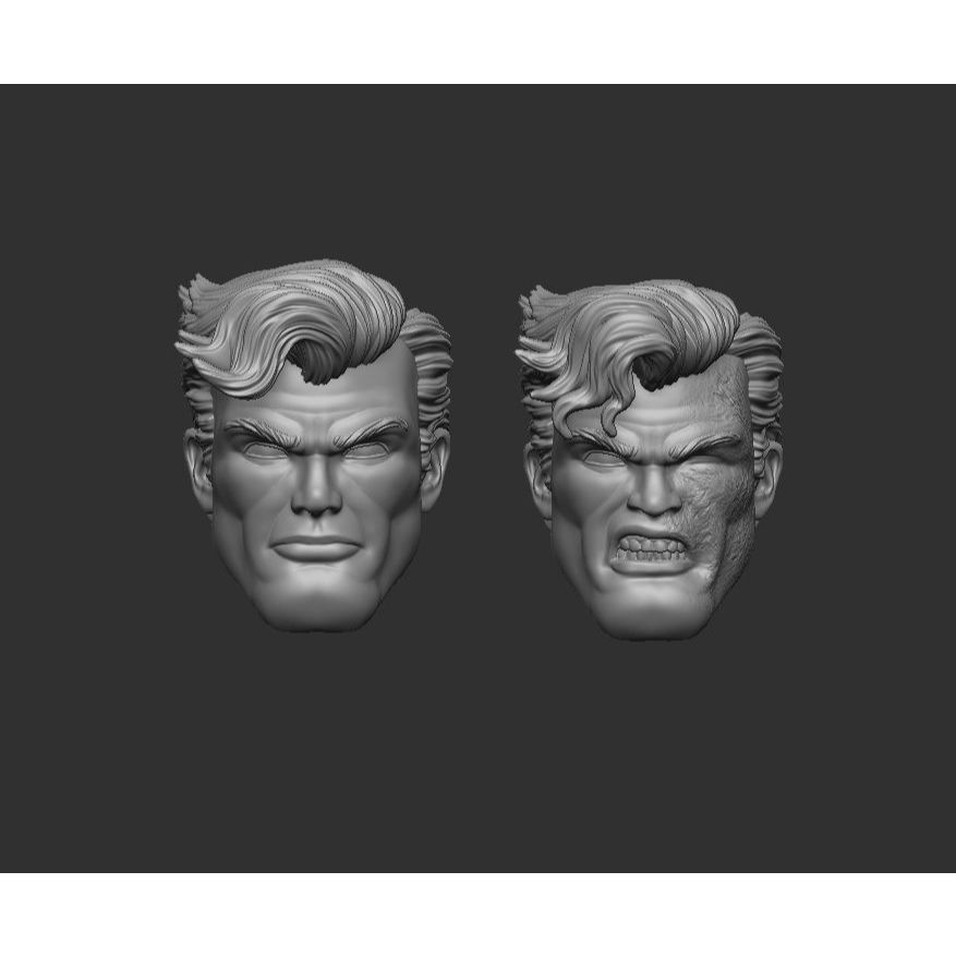 Superman TDKR - Headsculpt for Action Figures 3D print model