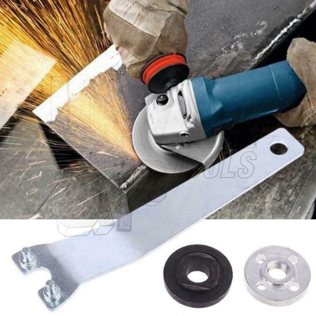 ชุดคู่ ประแจหินเจีย+อะไหล่ประกับล็อคใบ (นอก-ใน) ที่ขันลูกหมู4 นิ้ว Grinding wrench ขันน๊อตล๊อกแผ่นเจียร - รูปที่ 4