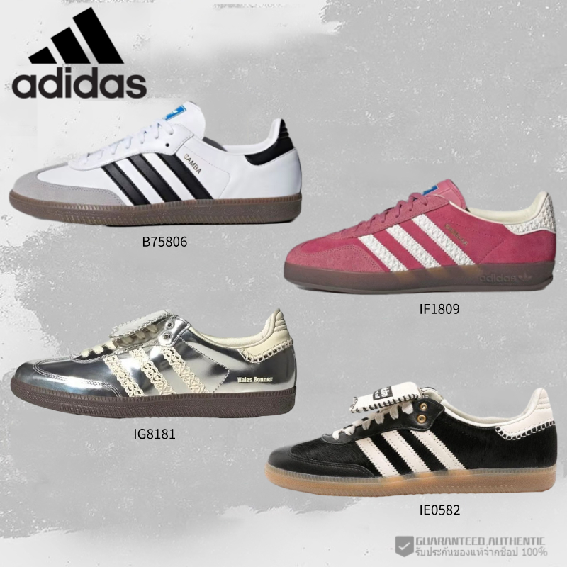 ของแท้100% Adidas orignals samba OG B75806/IG8181/IF1809/IE0582Sports shoes