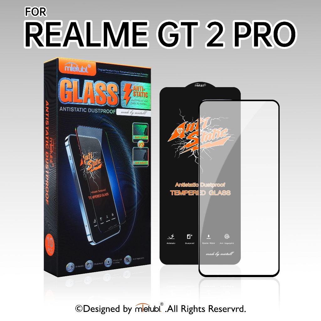 กระจกนิรภัย ฟิล์มไฮโดรเจล Mietubl For Realme GT 2 Pro เต็มจอ