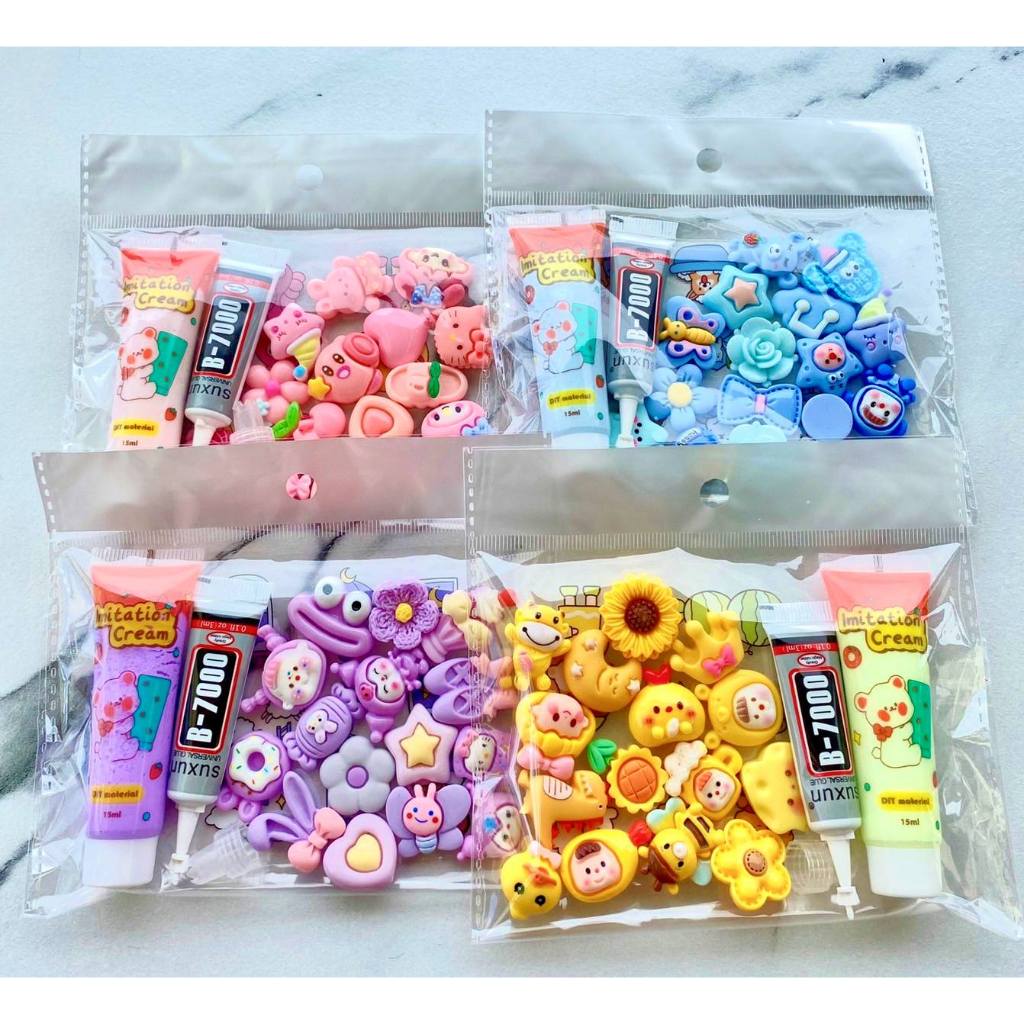 ร้านคนไทย พร้อมส่ง!! ชุดเรซิ่น DIY กาววิปครีม วิปครีมปลอม เรซิ่น เซ็ต กาวครีม
