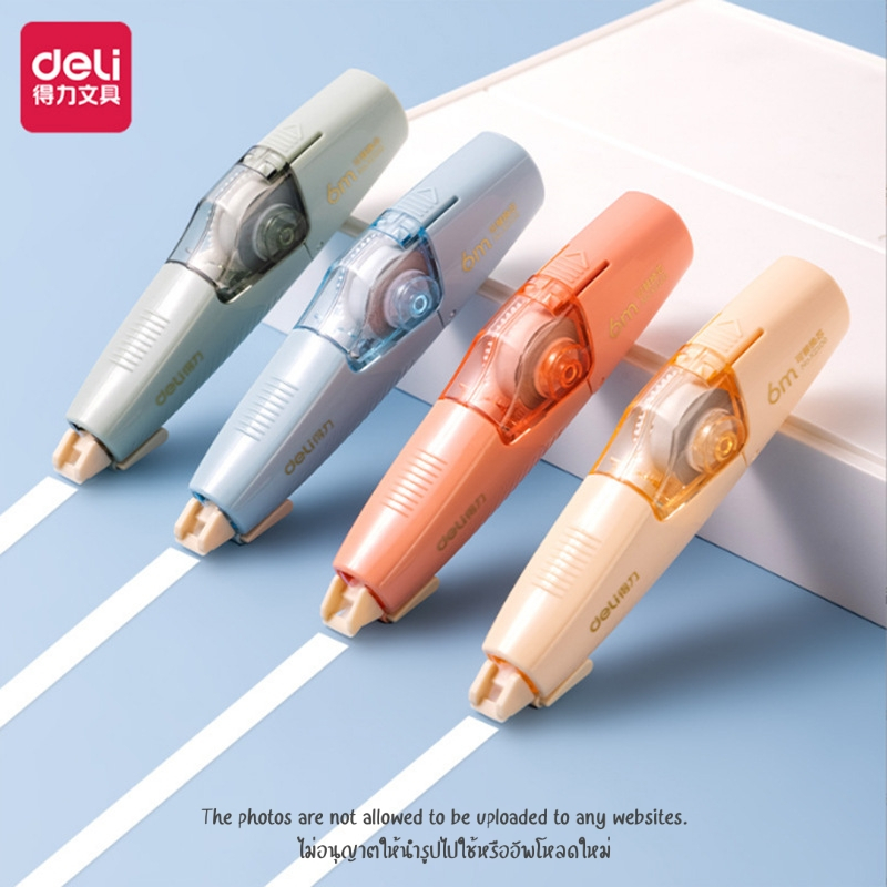 เทปลบคำผิดพร้อมรีฟิว เทปลบข้อความสีพาสเทล ลิคขวิดแห้ง เครื่องเขียนน่ารัก xz100