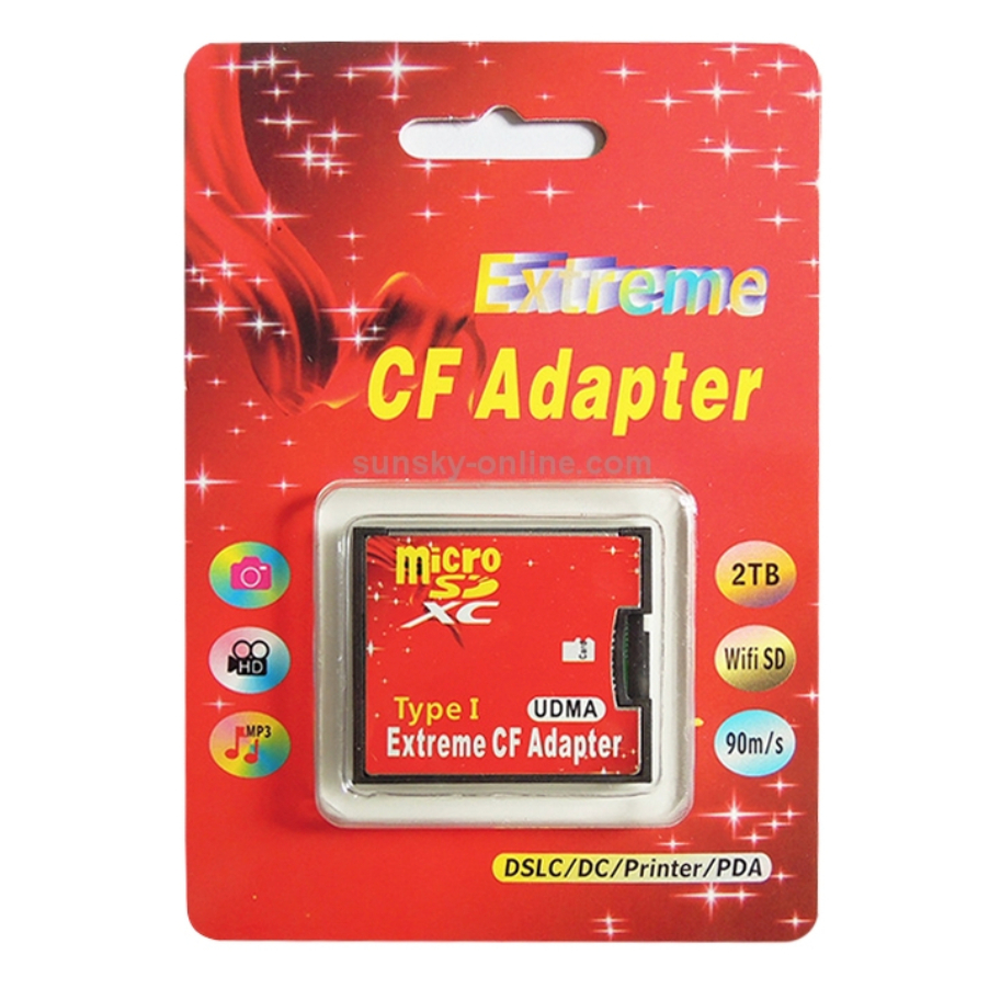 ส่งจากไทย CF Adapter SD Card to CF Card / Micro SD เป็น CF Compact Flash (มีแบบให้เลือก)