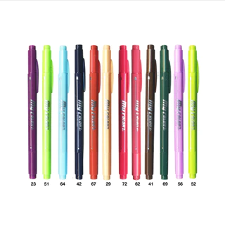 DONG-A (ดองอา) ปากกาสี My Color 2 เซ็ต 12สี ปากกามายคัลเลอร์ รหัส MC2-AS12