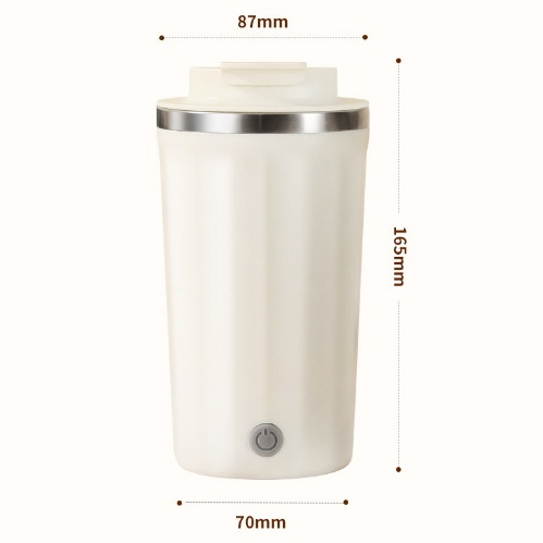 อัพเกรดใหม่ 400ML แก้วปั่น อัตโนมัติ ชาร์จ ไฟ แก้วชงกาแฟ สแตนเลส 304 แบบพกพา ปั่นโปรตีน แก้วชงกาแฟ