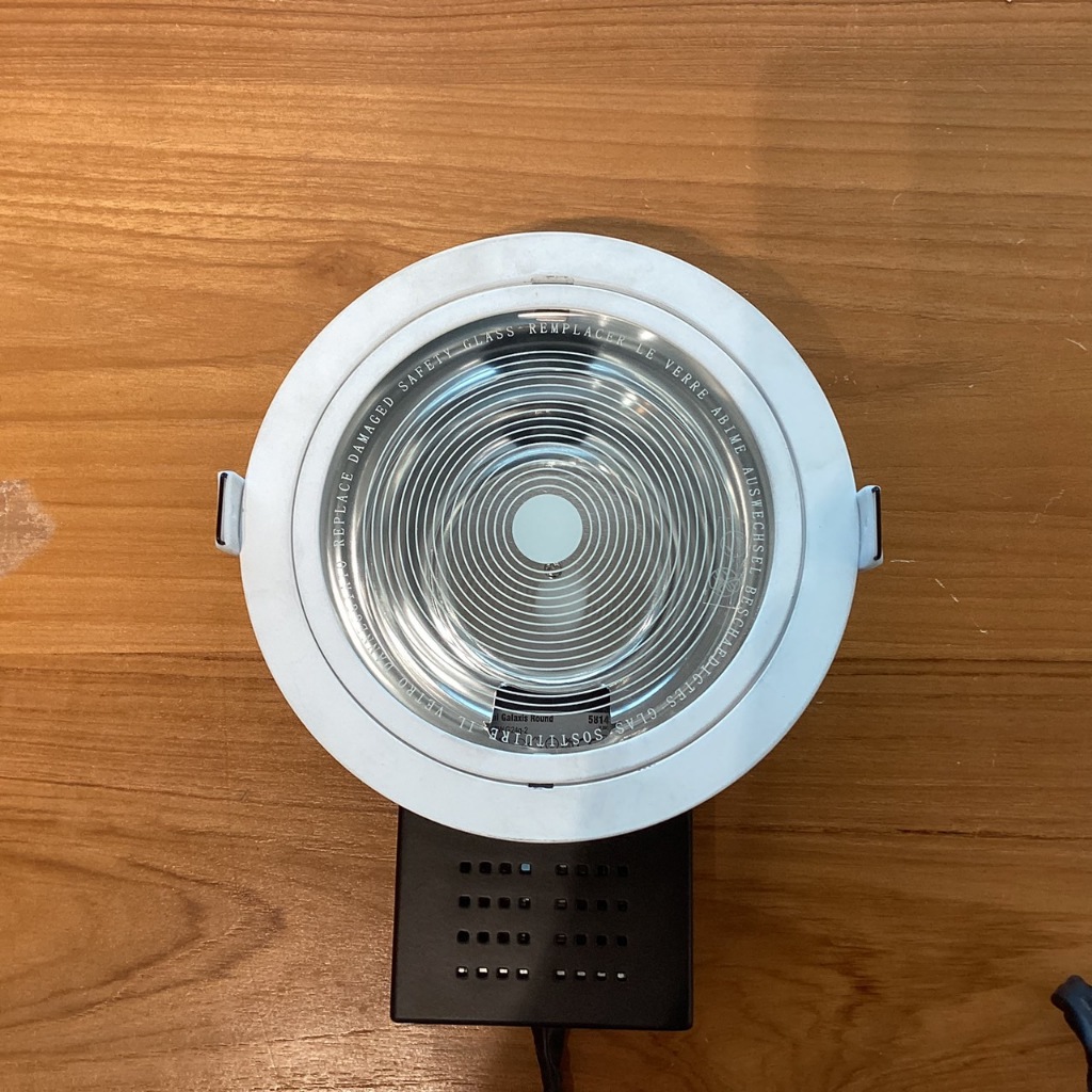 โคมไฟดาวน์ไลท์ ฝังฝ้า จากอิตาลี แบรนด์ Forma Mini Galaxis Round Clear Glass 5814-11CG 1x18W หลอด G24