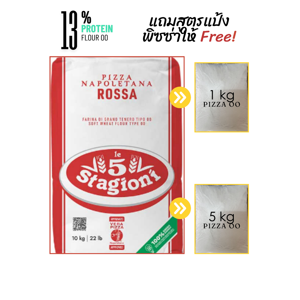 แป้งพิซซ่า T-00 Pizza Napoletana