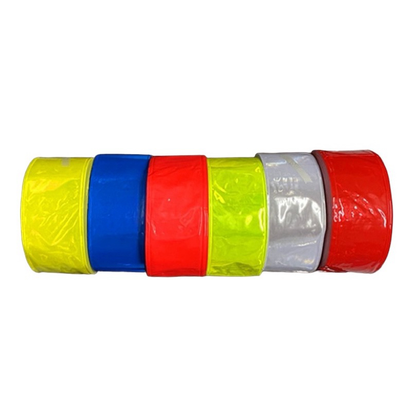 แถบสะท้อนแสง PVC มีหลายสีหลายขนาดให้เลือก