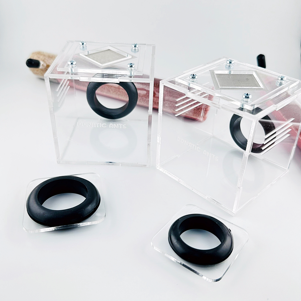 OW รังมดอะคริลิคสำเร็จรูป 70 x 70 mm สำหรับหลอดทดลอง 25 และ 30 mm - Donatic Ants