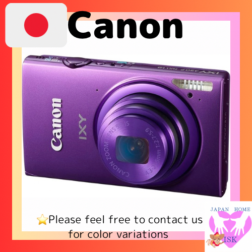 กล้องดิจิตอล  Canon Ixy430F สีม่วง 16 ล้านพิกเซล 5X Optical Zoom Wi-Fi Ixy430F (Pr) ส่งตรงจากญี่ปุ่น