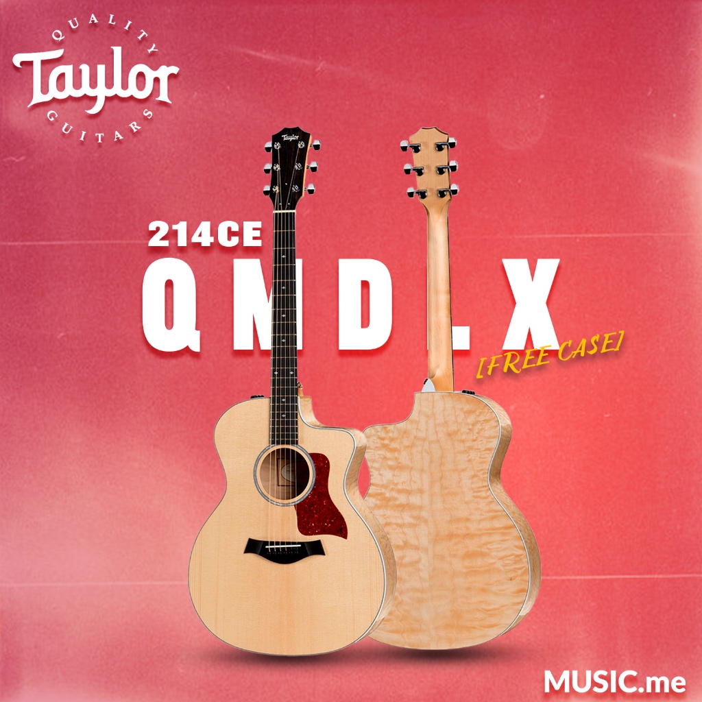 TAYLOR 214CE-QM DLX [FREE CASE]