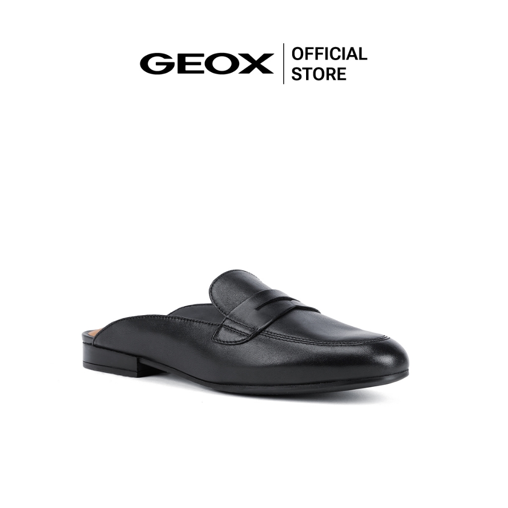 GEOX รองเท้าหนังผู้หญิง รุ่น D NEW MARLINA E - BLACK (D25SFEC9999F_H3BKXX)