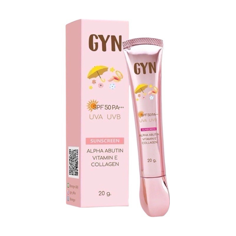 กันแดด GYN (จินน์) สูตรผสมรองพื้น SPF50PA+++ ขนาด 20 กรัม