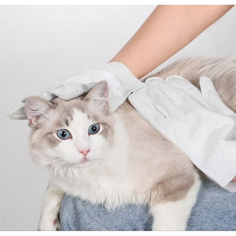 ถุงมืออาบน้ำแมว/ ถุงมืออาบน้ำสุนัข - รูปที่ 5