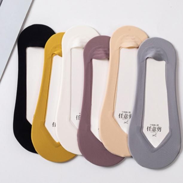 ถุงเท้าคัดชู ถุงเท้าซ่อนขอบผ้าไหมญี่ปุ่นปากตื้น  ใส่สบาย - รูปที่ 6